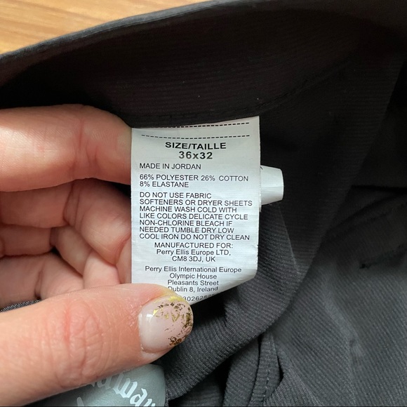 Callaway Men’s Stretch Golf Pants — Dark Grey Light Black - Picture 4 of 5